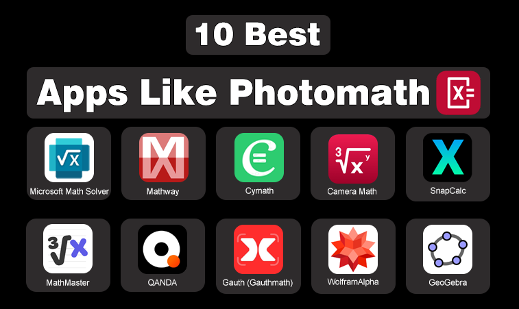 10 Best Apps Like Photomath