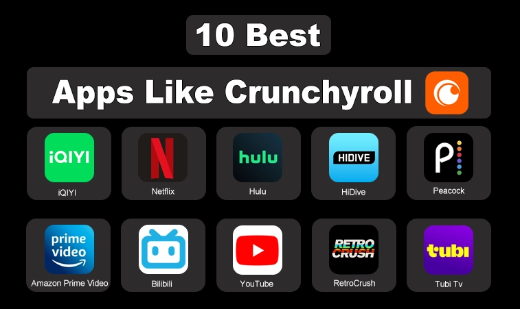 10 best apps like Crunchyroll