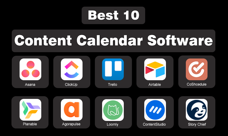 Top 10 Content Calendar Software to Use in 2025