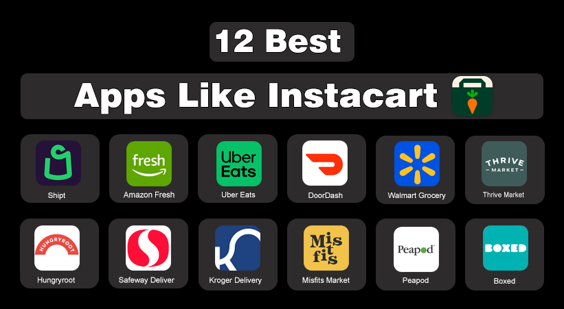 12 Best Apps like Instacart 