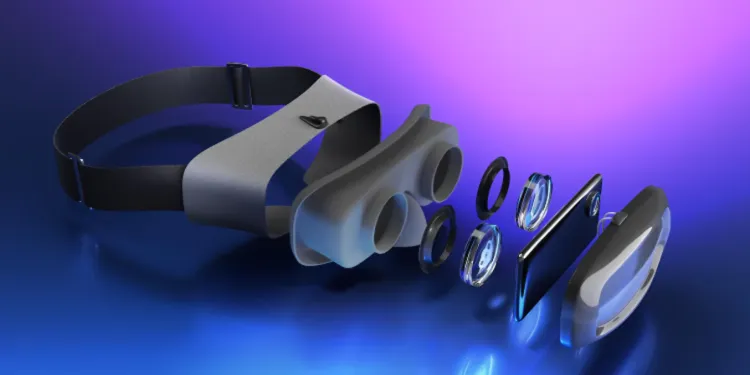 3D model of a VR Headset