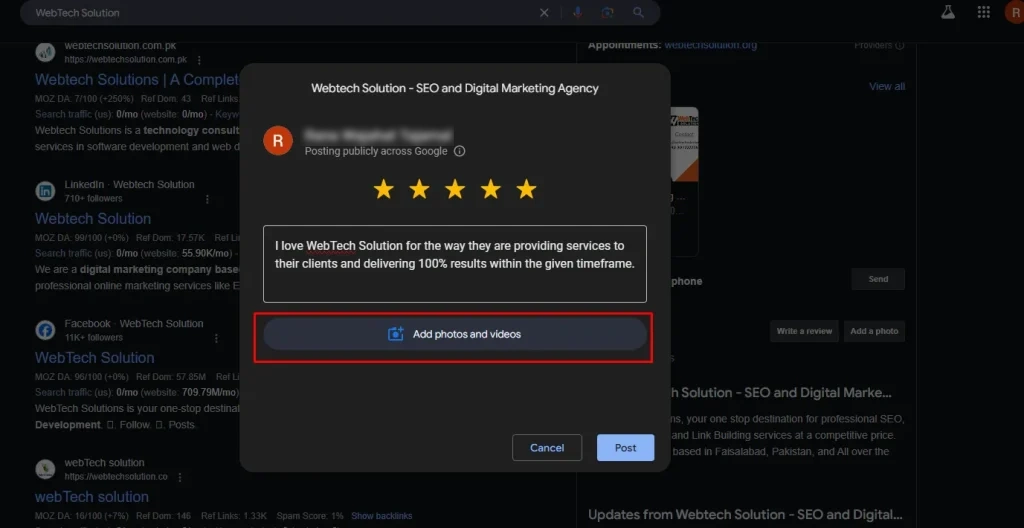 Post Your Review