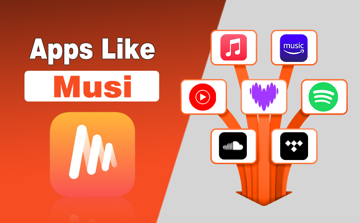 Best Apps Like Musi free music streaming alternatives guide banner for WebTechSolution.