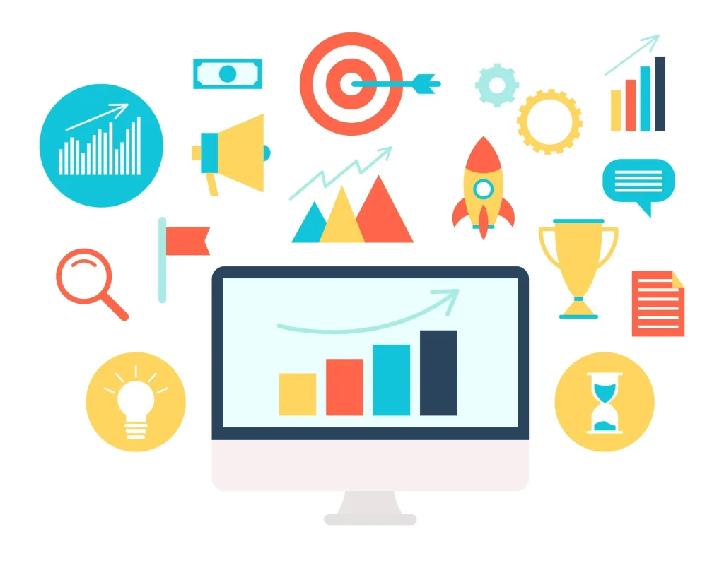 Business Growth Tools Vector