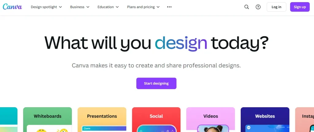 Canva - one of the best marketing tools for businesses
