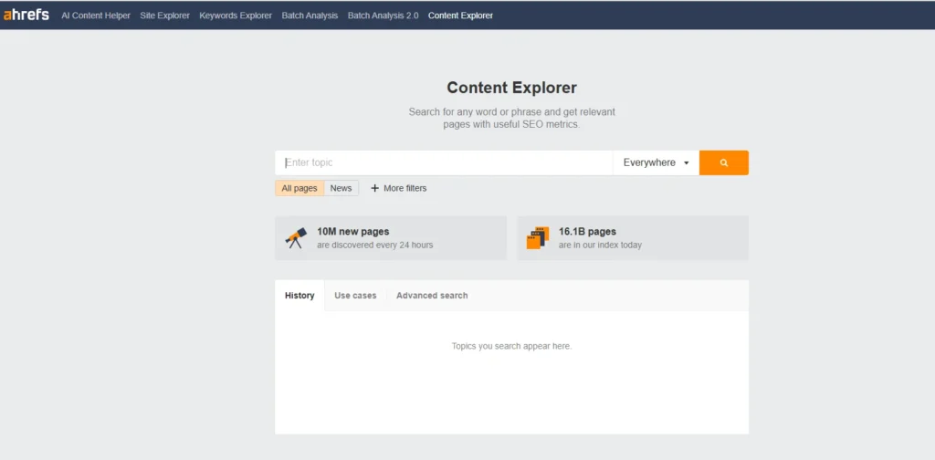 Content Explorer