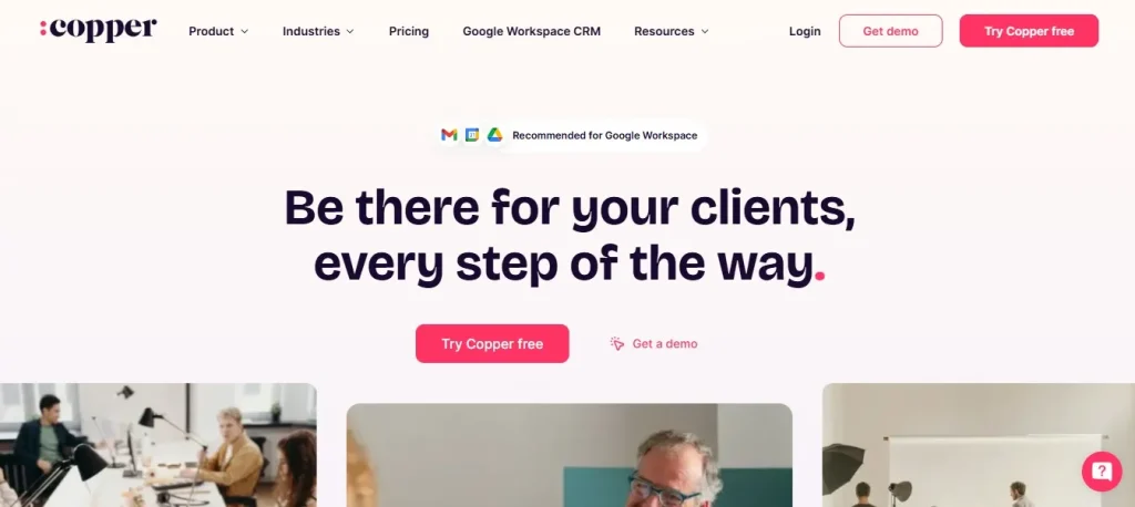 Copper - The Best CRM for Google Workspace Users