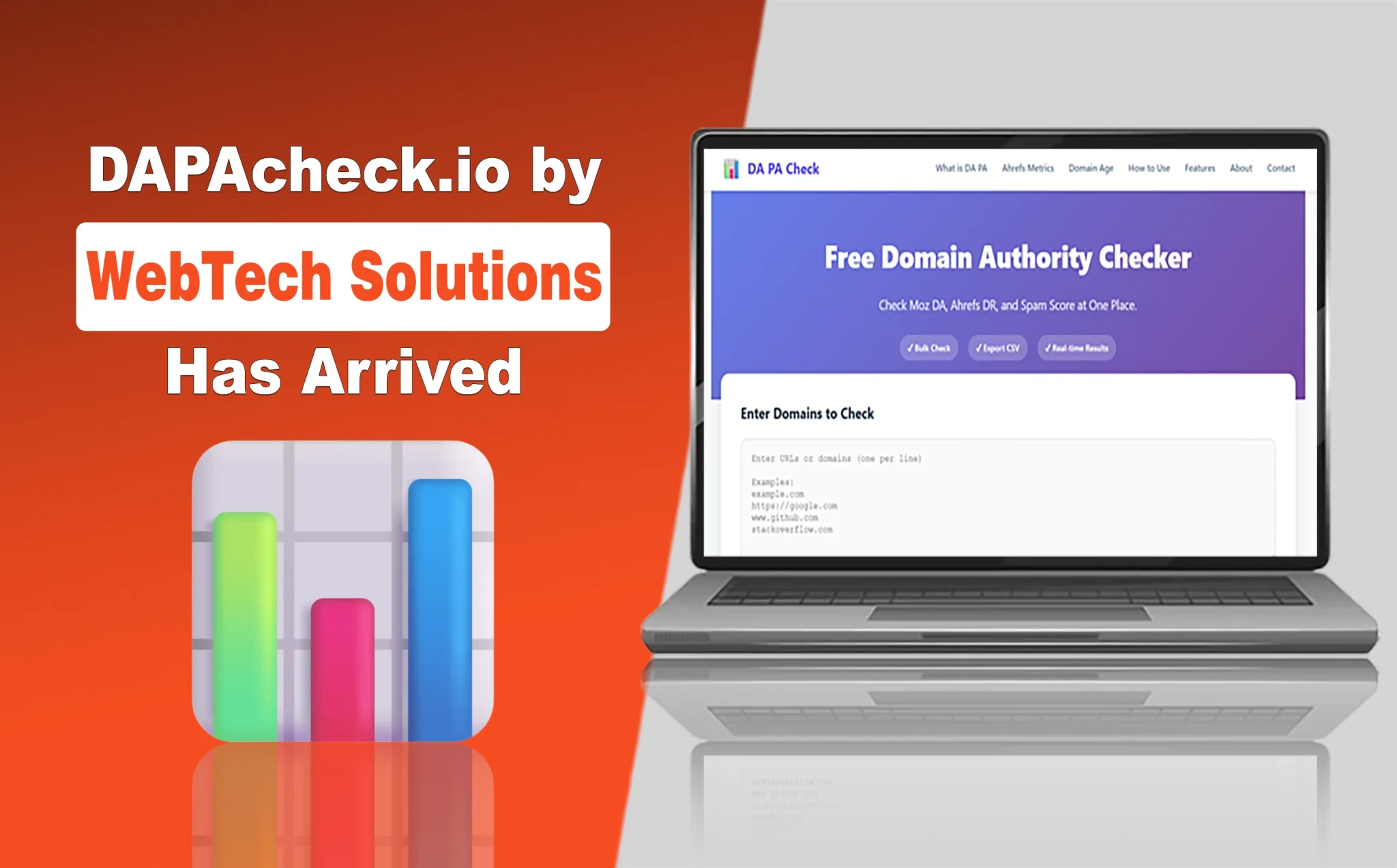 DAPAcheck.io by WebTech Solutions Has Arrived