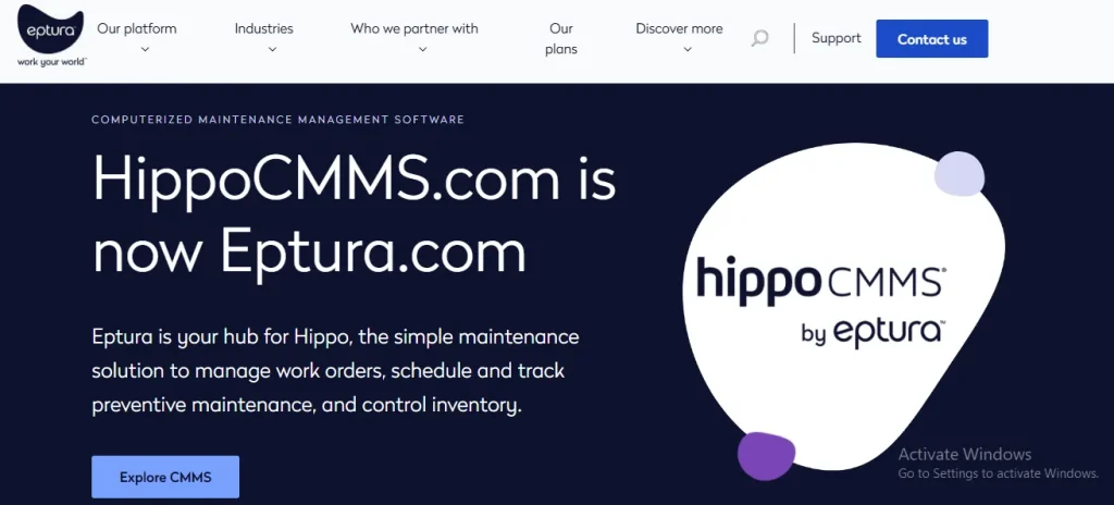 Eptura CMMS (Previously Called HippoCMMS) - Maintenance Made Simple