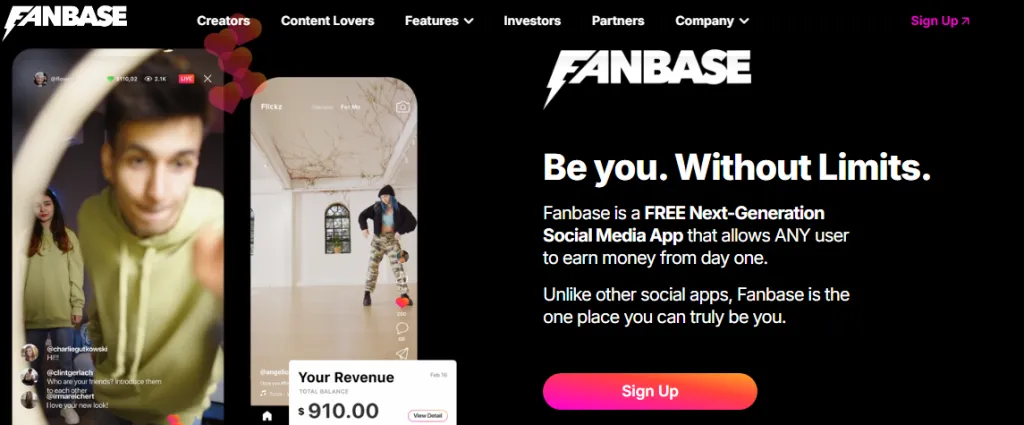 Fanbase - Apps like TikTok