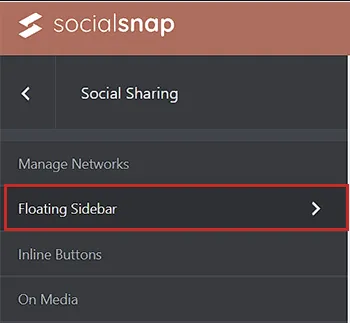 Floating Sidebar