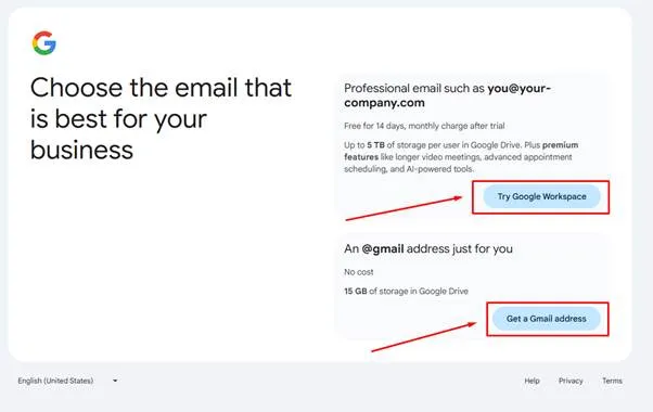 Get a Gmail Address