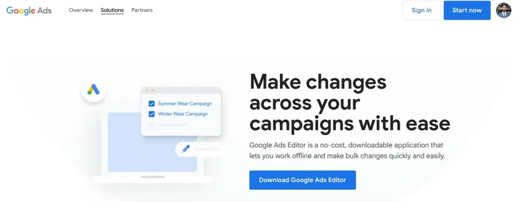 Google Ads Editor