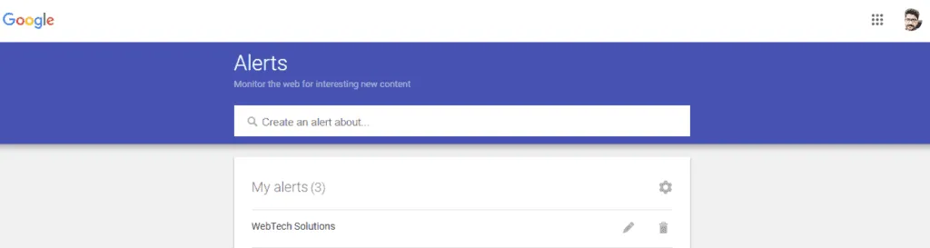 Google Alerts