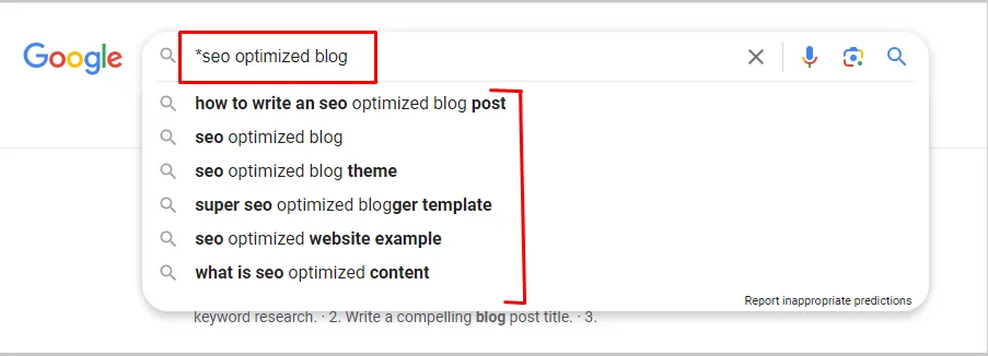 Google Instant Search