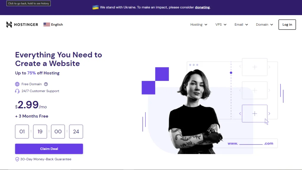 Hostinger - Web Hosting for Small Business