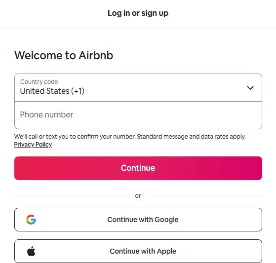 How to Log in Airbnb Account? Visit the Airbnb login page (https://www.airbnb.com/login).