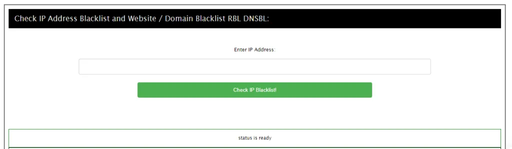 IP Blacklist