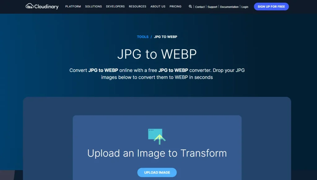 JPG to WebP converter