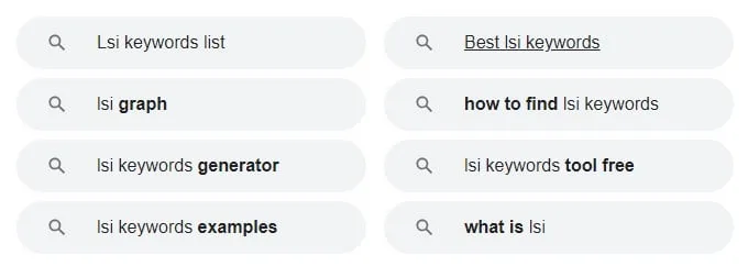 LSI Keywords