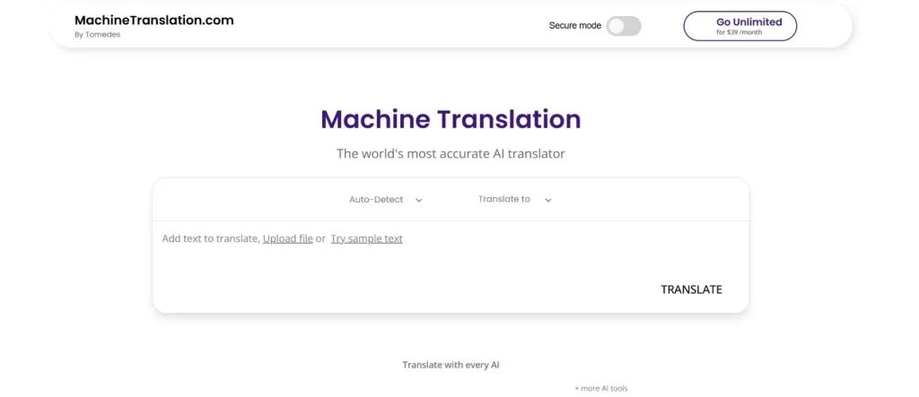 MachineTranslation.com
