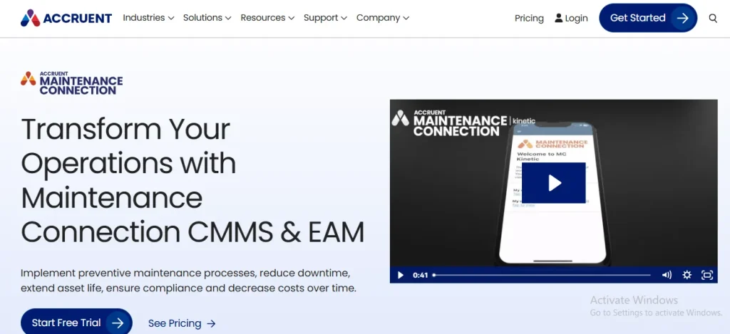 Maintenance Connection - Industrial Grade CMMS
