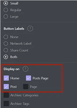 Move down to the Display on