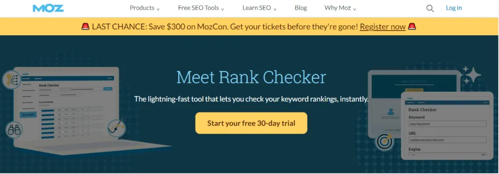 Moz Rank Tracker