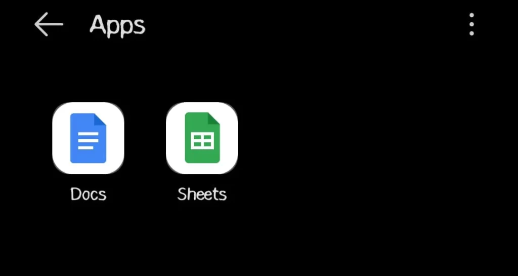 See the hidden apps