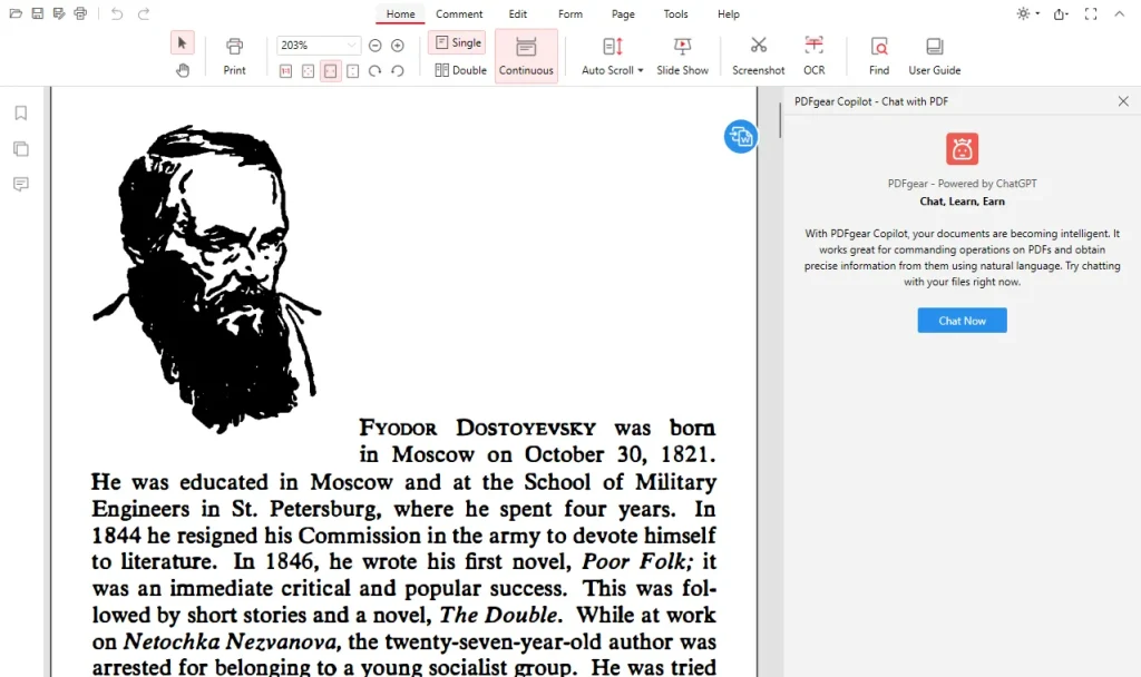 Open the PDF File in PDFgear