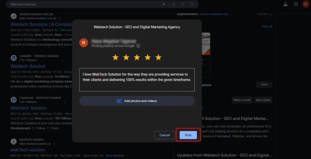 Post Your Review