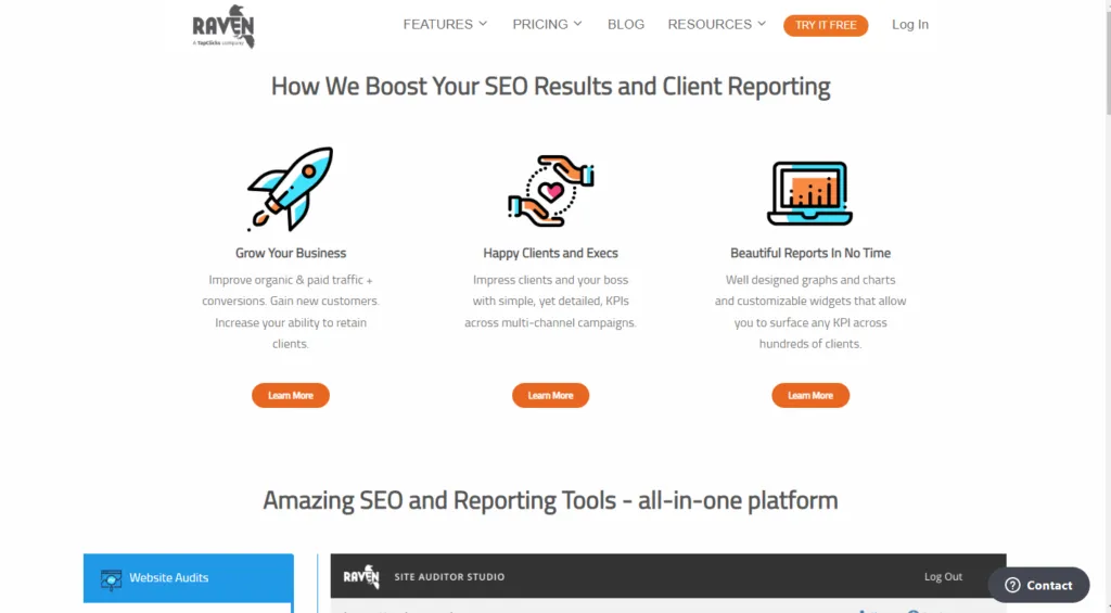 Raven Tools - Complete Marketing Command Center