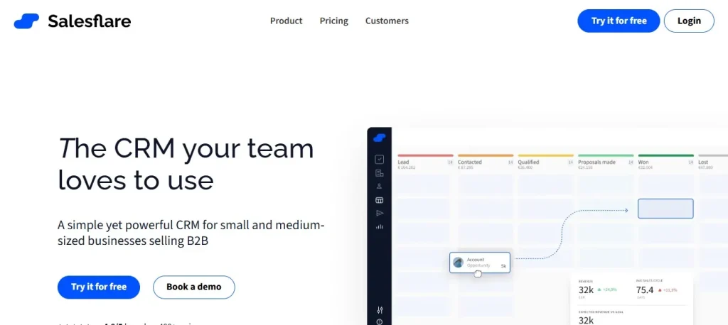 Salesflare - Automation-First CRM for Small Agencies