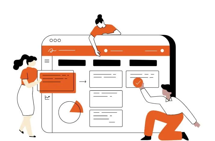 Technical SEO Vector that shows Technical SEO 