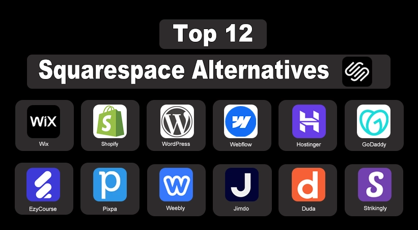 Top 12 Squarespace Alternatives