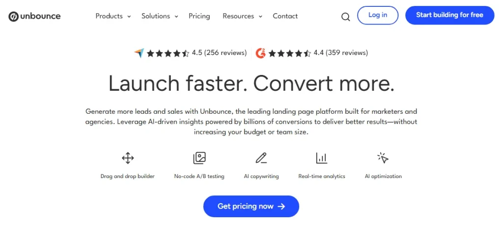  Unbounce - For Creating Landing Pages