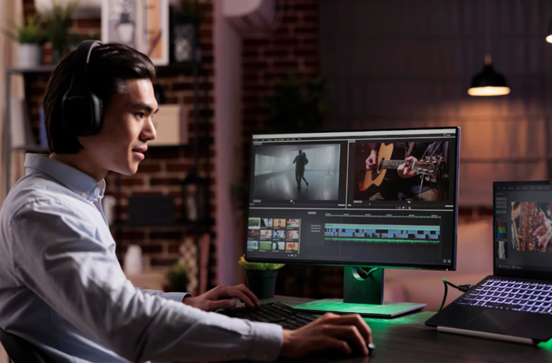 Video editing work