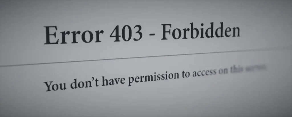 What is 403 Forbidden Error