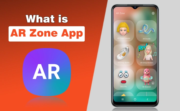 What is AR Zone App explanatory guide banner for webtechsolution.org.