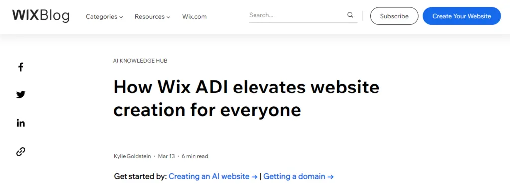 Wix ADI