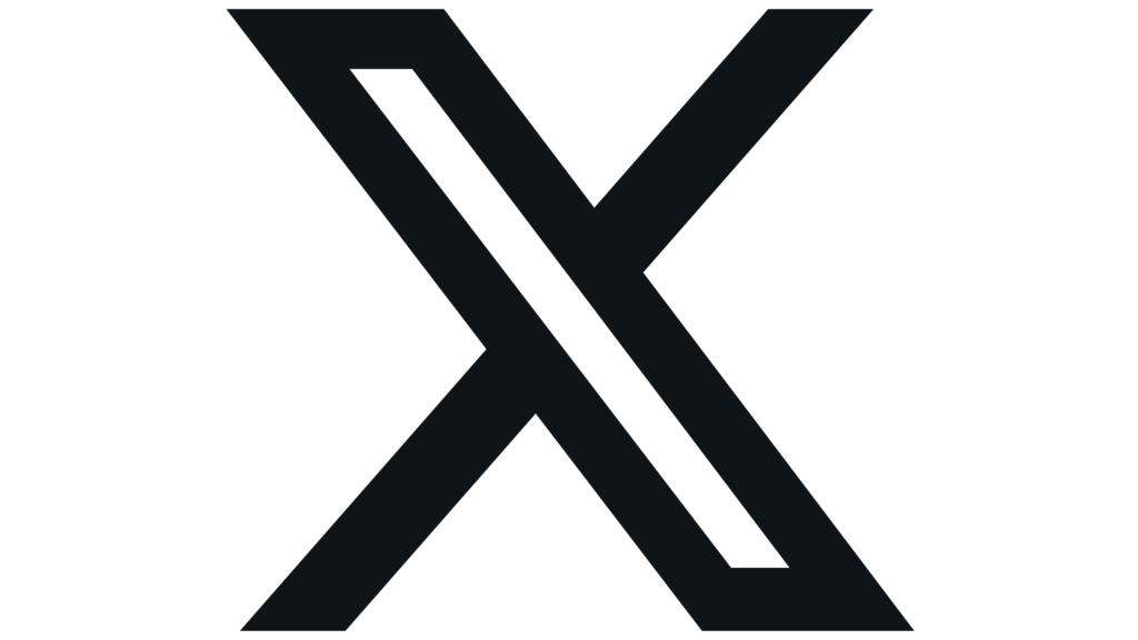 Social Media Platforms X (Twitter) Logo