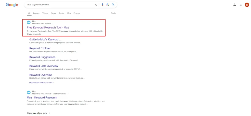 Access Moz Tool