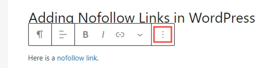 click on the three dots