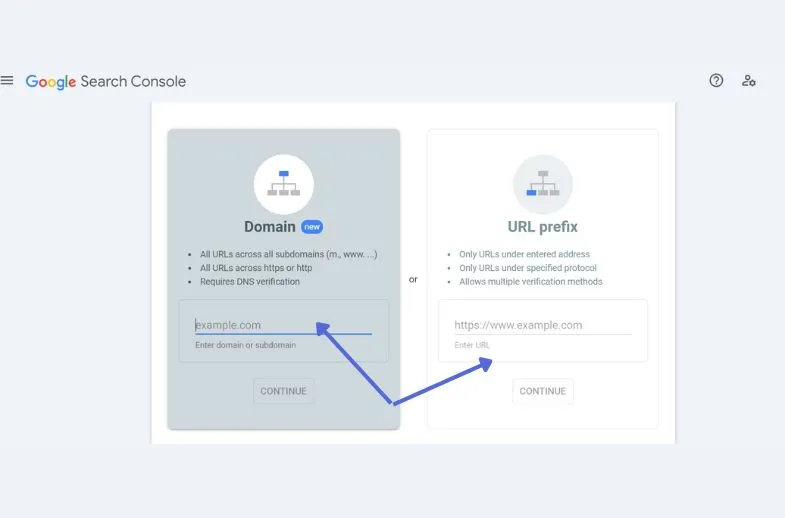 domain or a URL prefix