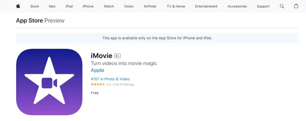 iMovie