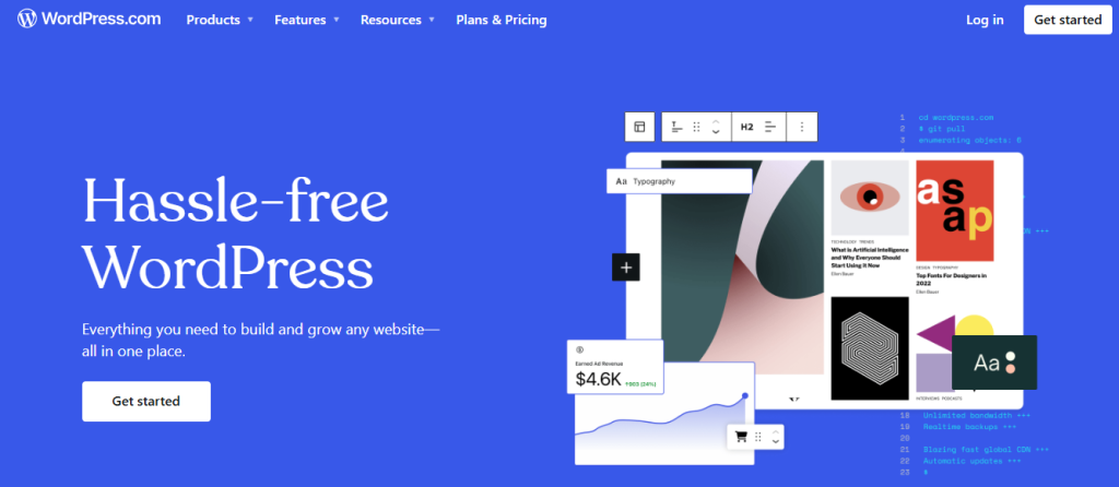 WordPress – Best for Blogging and Customization Best Squarespace Alternatives