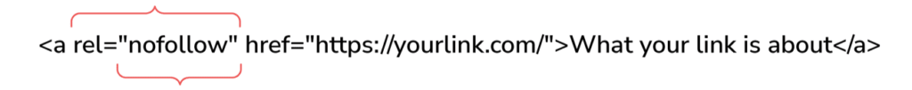 No-follow links