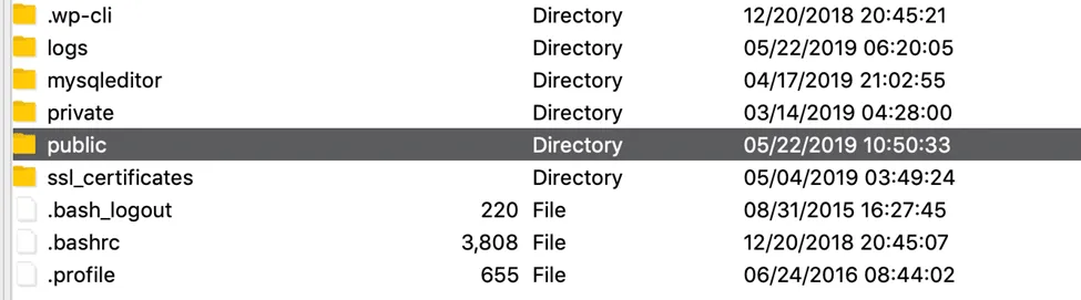 Root folders