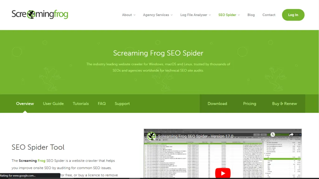 Screaming Frog