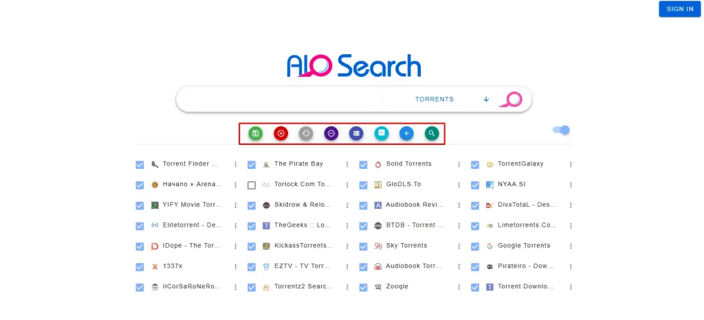Select the type of content in AIO Search